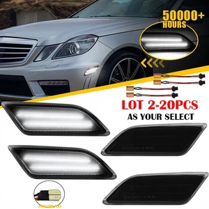 2-20X White LED Side Marker Light for Benz C250 C300 C350 C63 2012-2014 Front ED - Picture 1 of 23