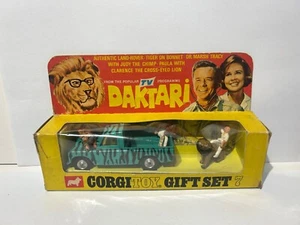 Juego de regalo Corgi Toys 7 Daktari, en caja, vintage, raro, original años 60 - Imagen 1 de 13