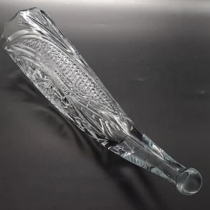 Vintage Russische UdSSR Bleikristall Trinkhorn Handgeschliffen Glas Groß Deko - Bild 1 von 16