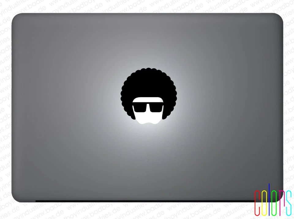 Afro Afrob Cool Aufkleber für Apple Macbook 13" 15" Pro Air Retina Sticker Skin - Bild 1 von 1