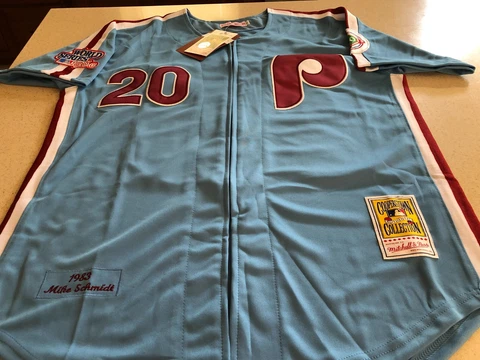 Mitchell & Ness Cooperstown Collection Phillies Mike Schmidt Jersey - Mens XL Cover