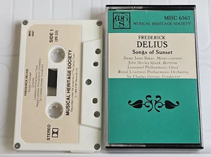 FREDERICK DELIUS SONGS OF SUNSET - DAME JANET BAKER (Cassette, MHS) MHC 6567 - Picture 1 of 2