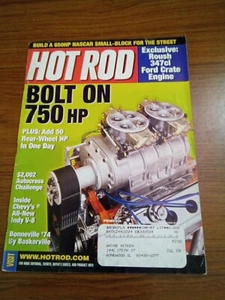 Revista Hot Rod julio 2002 perno en 750 hp / 8 páginas adicionales resto cómo hacerlo - Imagen 1 de 3