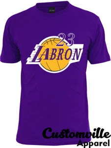 LaBron 23 Unisex T-Shirt. Lebron James Los Angeles Lakers Inspired shirt S-4XL - Picture 1 of 7