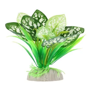 Green White Plastic Aquarium Plants Artificial Aquatic Plants Fish Tank Decor - Picture 1 of 6