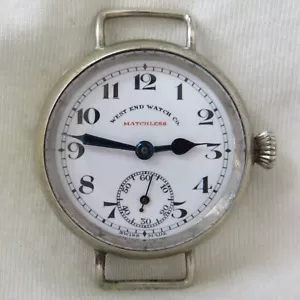 West End Watch Co TRENCH Watch 32mm Matchless WWI Era - Picture 1 of 13