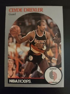 1990 NBA HOOPS Basketball Card #245 Clyde Drexler NBA Portland Trailblazers  - Picture 1 of 10