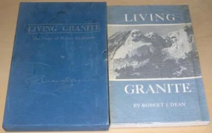 Living Granite by Robert J. Dean (1949, Paperback, Signed) - Picture 1 of 1