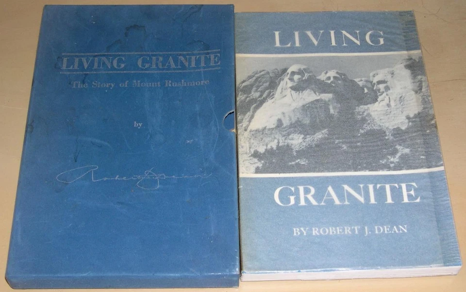 Living Granite by Robert J. Dean (1949, Paperback, Signed) - Image 1 of 1