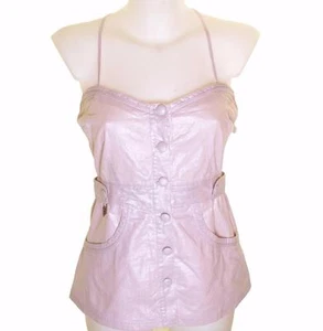 Bnwt Women's Oakley Squeeze Tank Strappy Top Blouse Large 39"-40" Metallic Pink - Picture 1 of 2