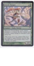 MTG 4X FOIL CHAMPIONS OF KAMIGAWA OROCHI RANGER NM MAGIC THE GATHERING GREEN