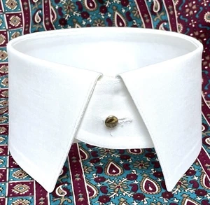 Mens collar Sloane size 15 detachable stiff starched separate 2.75" deep NEW ac - Picture 1 of 5