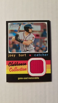 Joey Bart RC 2020 Topps Heritage Clubhouse Collection Jersey #CCR-JB Giants - Image 1 of 2