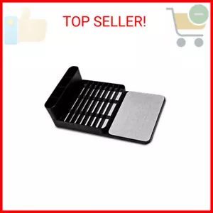 Carbon Dish Rack with Slip Resistant Mat, Organized Drying for Kitchen - Picture 1 of 2