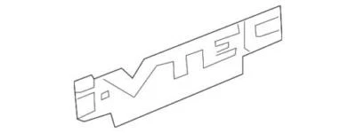 Adesivo Civic Honda 2012-2015 genuíno, lado R (tipo Gg) (I-Vtec) 75773-TS9-A01ZB - Imagem 1 de 2