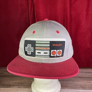 Nintendo NES Controller Gray Red Snapback Adjustable Hat  Cap 2013 Embroidered - Picture 1 of 7