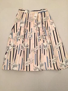 Next Size 18 Skirt Long Tall Wedding Occasion Pink Floral RRP£60 Maxi - Picture 1 of 3