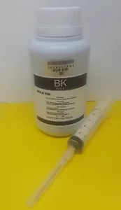 250ml Refill Bulk Dye Black Ink Canon PG-240 245 210 30 40 50 XL MG4120 MG3120 - Picture 1 of 1