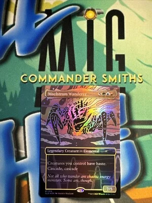 Maelstrom Wanderer ✨ Borderless FOIL ✨ Secret Lair MTG NM Near Mint (1319) - Image 1 of 2