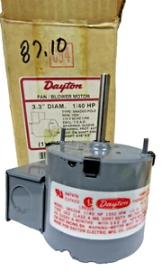 🔥 NEW DAYTON 1/40 HP SHADED POLE MOTOR 115VAC 1Ø 1550 RPM T.E.A.O 3M556A - Picture 1 of 12