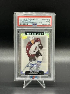 CALE MAKAR 2019-20 Chronology FRANCHISE HISTORY RC AUTO EXT RARE See Description - Picture 1 of 2