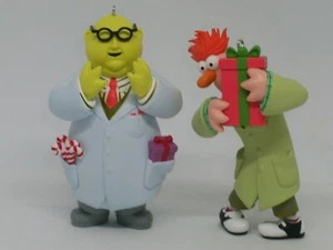 Hallmark 2023 Dr. Bunsen Honeydew and Beaker -Disney The Muppets -Set of 2 - NIB - Picture 1 of 15