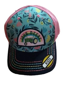 John Deere Toddler Kids Girls " TRACTOR " Hat/Cap - NEW - Picture 1 of 4