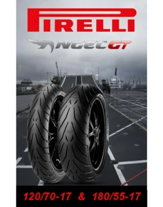 PIRELLI ANGEL GT 120/70-17 & 180/55-17 TIRE SET YAMAHA YZF 600 R6 800 1000 1300 - Picture 1 of 1
