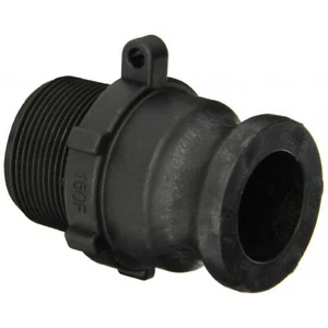 Banjo Poly Cam Lever Coupling 1-1/2" Male Adapter X 1-1/2" Male Thread - 150F - Picture 1 of 4