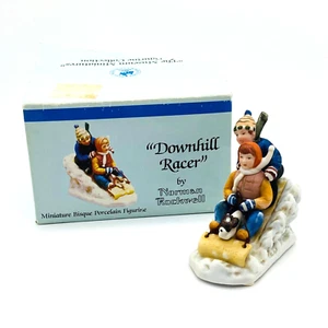 Norman Rockwell Museum Miniatures Downhill Racer 1984 Figur Sammlung Neu in OVP Vintage - Bild 1 von 14