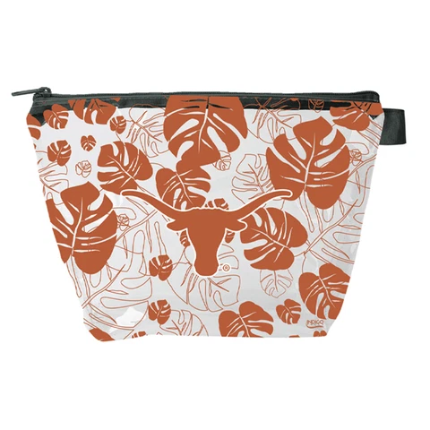 Women's Texas Longhorns Palm Cosmetic Purse Pouch Cover