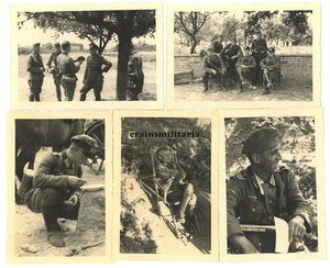 20x Orig. Foto 95.ID Offizier in Frankreich 1940 Maginotlinie Moselle Geschütz - Picture 1 of 5