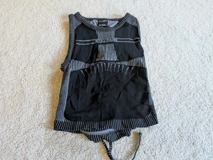 Iets Frans Medium Black Women's Seamless Tank Top - Picture 1 of 11