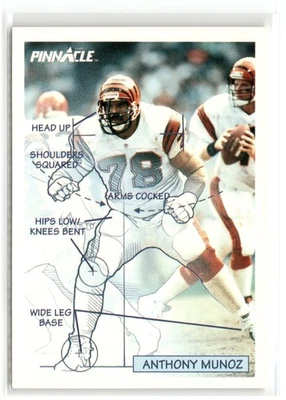 1991 Pinnacle Football Anthony Munoz #357 Cincinnati Bengals - Image 1 of 2