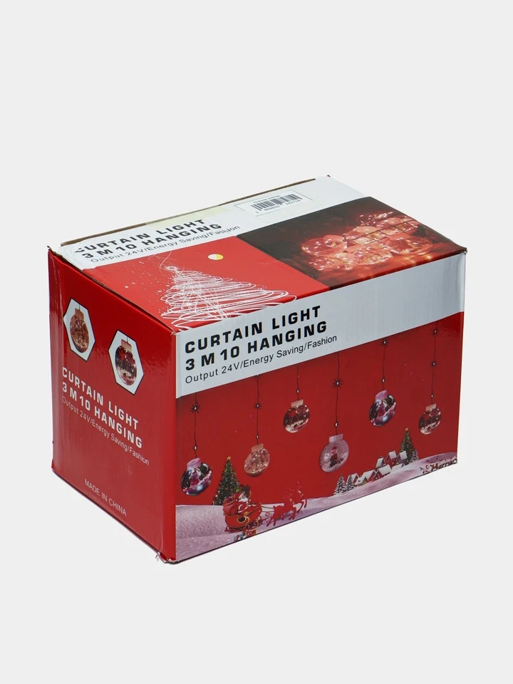 ✨ 3M x 10 LED Curtain Hanging Lights – Christmas & Home Decoration - Image 1 of 4