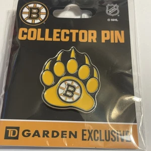 Boston Bruins Collector Lapel Pin - Bear Claw - TD Garden Exclusive - Picture 1 of 2