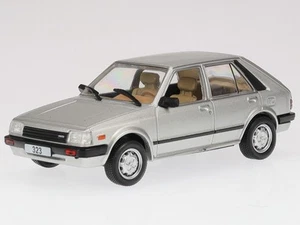 Mazda 323 1984 silver diecast model car ABADD152 Hachette 1:43 - Foto 1 di 4