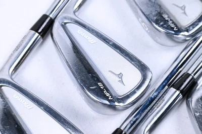 Mizuno MP-18 MB/SC Combo Irons / 4-PW / X-Flex Dynamic Gold AMT X100 Steel Shaft - Image 1 of 4