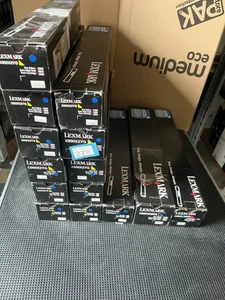 ORIGINAL LEXMARK Joblot C950/X950. Sealed & Vat included - Zdjęcie 1 z 1