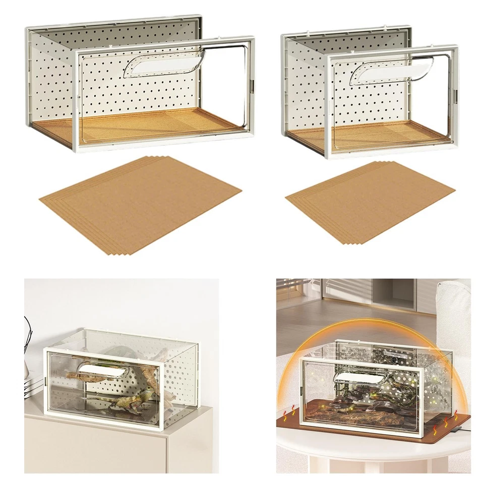 Terrarium für Reptilien, Zuchtbox für Geckos, Hamster und Echsen - Bild 1 von 1