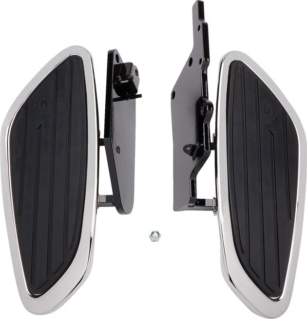 Tableros de piso de conductor Cobra cromados barridos #06-4150 Honda VTX1800C/VTX1800F Foto 1 de 1