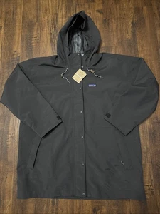 Chaqueta de lluvia diaria negra Patagonia para mujer al aire libre talla XL $249 NUEVA CON ETIQUETAS - Imagen 1 de 13