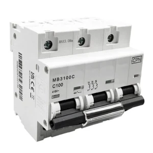 Módulo Cudis MB3100C 100 amperios trifásico tres polos MCB C curva 415 voltios 4 - Imagen 1 de 1