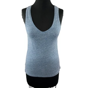 MAJESTIC FILATURES Leinenmischung V-Ausschnitt blau ärmellos Tanktop Größe 1 S Small - Bild 1 von 9