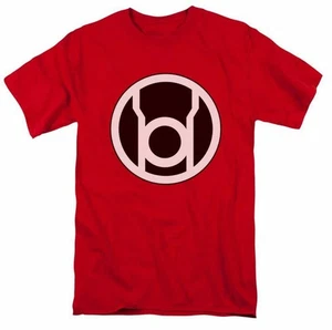 Erwachsene rot DC Comics Green Lantern Red Lantern Corps Wut Symbol Cosplay T-Shirt - Bild 1 von 5