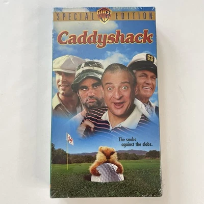 CADDYSHACK (VHS, 1980) Remastered 1999 Chevy Chase Rodney Dangerfield NEW Sealed - Image 1 of 4