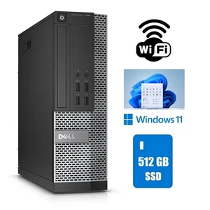 Dell OptiPlex 7020 SSF Desktop Computer 16GB Ram 512GB SSD Windows 11 Pro Wi-Fi - Picture 1 of 7