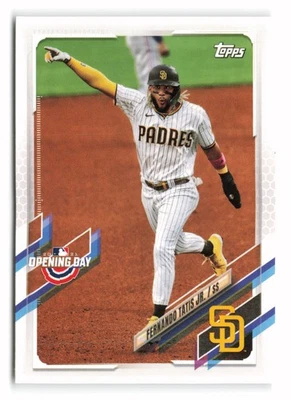 2021 Topps Opening Day #1 Fernando Tatis Jr. San Diego Padres - Image 1 of 2