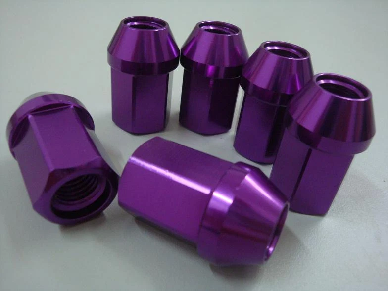 20 tuercas de carreras de aluminio abiertas 12x1,5 para Cadillac Chevrolet Chrysler púrpura Foto 1 de 1
