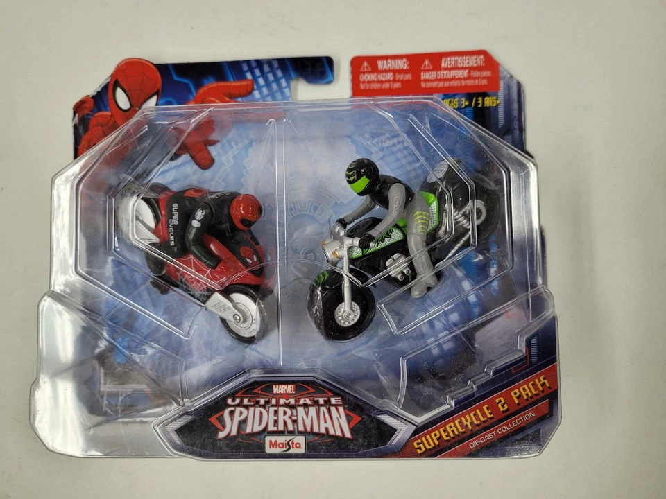 Marvel Ultimate Spider-Man Supercycle 2 Pack Spider-Man & Dr Octopus Foto 1 de 1